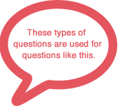 These types of questions are used for quwstions like this.